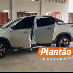Fotos de Receita Federal apreende veículo com mercadorias irregulares após tentativa de fuga em alta velocidade em Maringá