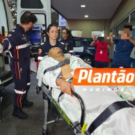 Câmera registra tentativa de homicídio; A vítima foi encaminhada a Santa Casa de Maringá Foto 3 Fotos de Câmera registra tentativa de homicídio; A vítima foi encaminhada a Santa Casa de Maringá