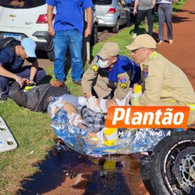 Capacete salva a vida de homem após acidente com moto de alta cilindrada em Maringá Foto 5 Fotos de Capacete salva a vida de homem após acidente com moto de alta cilindrada em Maringá