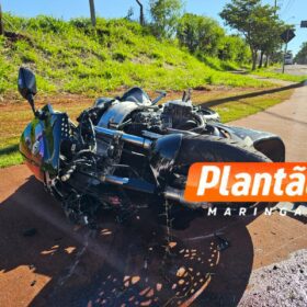 Capacete salva a vida de homem após acidente com moto de alta cilindrada em Maringá Foto 8 Fotos de Capacete salva a vida de homem após acidente com moto de alta cilindrada em Maringá