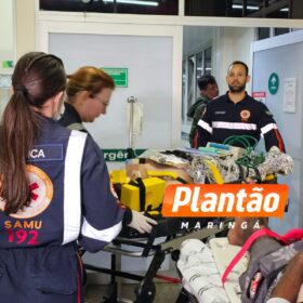 Fotos de Jovem de 25 anos é intubado após baleado e encaminhado ao Hospital Universitário de Maringá