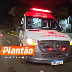 Motociclista fica ferido após atropelar cachorro na Avenida Pedro Taques, em Maringá Foto 3 Fotos de Motociclista fica ferido após atropelar cachorro na Avenida Pedro Taques, em Maringá