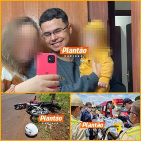 Motociclista morre após pneu de moto estourar na Avenida Colombo, em Maringá Foto 1 Fotos de Motociclista morre após pneu de moto estourar na Avenida Colombo, em Maringá