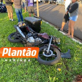 Câmera registra acidente que matou motoboy na Avenida Morangueira em Maringá Foto 4 Fotos de Câmera registra acidente que matou motoboy na Avenida Morangueira em Maringá