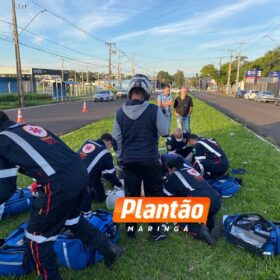 Motociclista morre em grave acidente na Avenida Morangueira, em Maringá Foto 4 Fotos de Motociclista morre em grave acidente na Avenida Morangueira, em Maringá