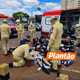 Motociclista sofre queda grave e é levado em estado crítico ao hospital em Maringá Foto 6 Fotos de Motociclista sofre queda grave e é levado em estado crítico ao hospital em Maringá