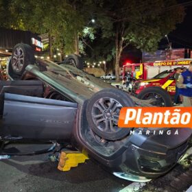 Motorista embriagado provoca acidente com família e é preso pela PM em Maringá Foto 1 Fotos de Motorista embriagado provoca acidente com família e é preso pela PM em Maringá
