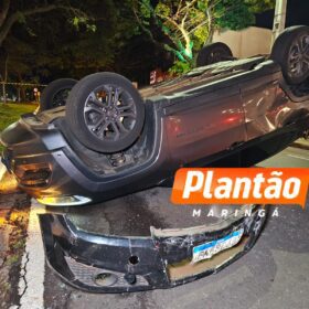 Motorista embriagado provoca acidente com família e é preso pela PM em Maringá Foto 4 Fotos de Motorista embriagado provoca acidente com família e é preso pela PM em Maringá
