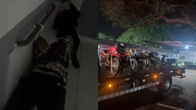 Fotos de Viraliza vídeo de suspeitos dormindo tranquilamente depois da prisão; ‘furtaram muitas motos, tadinhos’, diz PM