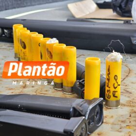 Confusão, facadas e armas: dupla é presa após briga em Maringá Foto 3 Fotos de Confusão, facadas e armas: dupla é presa após briga em Maringá
