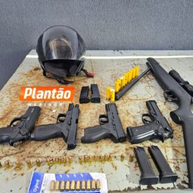 Confusão, facadas e armas: dupla é presa após briga em Maringá Foto 6 Fotos de Confusão, facadas e armas: dupla é presa após briga em Maringá