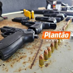 Confusão, facadas e armas: dupla é presa após briga em Maringá Foto 7 Fotos de Confusão, facadas e armas: dupla é presa após briga em Maringá