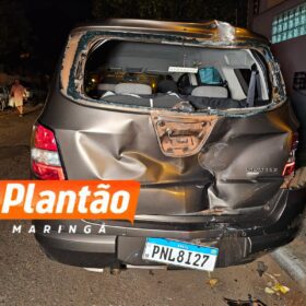 Fotos de Câmera de segurança registra acidente que deixou motociclista ferido em Sarandi