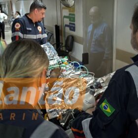 Fotos de Casal de motociclistas fica gravemente ferido após acidente no Eurogarden, em Maringá