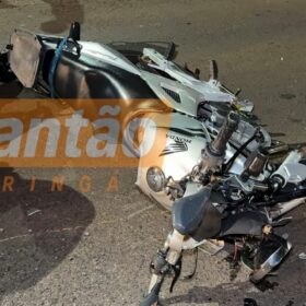 Fotos de Casal de motociclistas fica gravemente ferido após acidente no Eurogarden, em Maringá