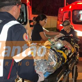 Fotos de Casal de motociclistas fica gravemente ferido após acidente no Eurogarden, em Maringá