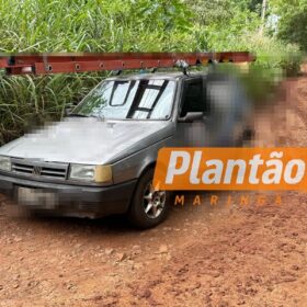Fotos de Corpo é encontrado dentro de carro em estrada rural de Sarandi