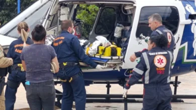 Fotos de Menino de 12 anos atropelado na região é socorrido de helicóptero e levado para Maringá