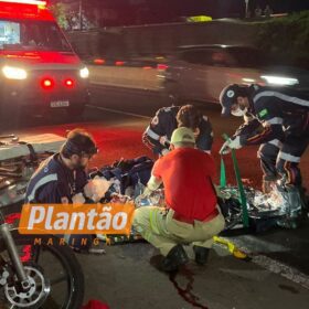 Motociclista fica em estado gravíssimo após cair de aproximadamente oito metros no Contorno Norte de Maringá Foto 8 Fotos de Motociclista fica em estado gravíssimo após cair de aproximadamente oito metros no Contorno Norte de Maringá