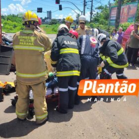 Motorista da coleta seletiva corre risco de perder os movimentos das pernas após caminhão tombar em Maringá Foto 6 Fotos de Motorista da coleta seletiva corre risco de perder os movimentos das pernas após caminhão tombar em Maringá
