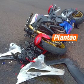 Acidente grave com moto de alta cilindrada no Contorno Sul deixa motociclista ferido em Maringá Foto 8 Fotos de Acidente grave com moto de alta cilindrada no Contorno Sul deixa motociclista ferido em Maringá