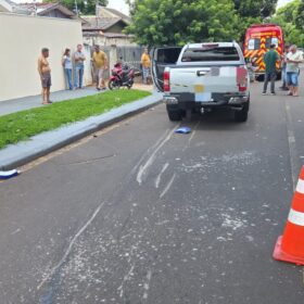 Adolescente fica ferido após colisão entre bicicleta elétrica e caminhonete em Maringá Foto 3 Fotos de Adolescente fica ferido após colisão entre bicicleta elétrica e caminhonete em Maringá