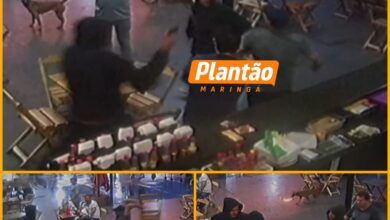 Fotos de Briga termina com homem baleado em lanchonete; câmera registra o crime
