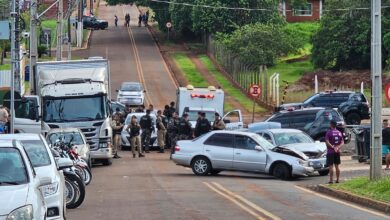 Fotos de Criminosos com coletes e pistolas que trocaram tiros com o Choque em Maringá estavam indo para Paiçandu matar desafeto