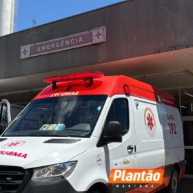 Fotos de Idoso de 75 anos fica gravemente ferido após cair de telhado em Maringá