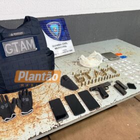 Fotos de Suspeito de tráfico e homicídio é preso com drogas e pistola 9mm em Sarandi