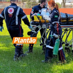 Barra de metal cai durante obra e deixa trabalhador em estado grave em Mandaguari Foto 2 Fotos de Barra de metal cai durante obra e deixa trabalhador em estado grave em Mandaguari