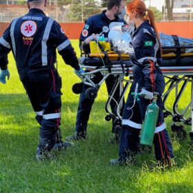 Barra de metal cai durante obra e deixa trabalhador em estado grave em Mandaguari Foto 4 Fotos de Barra de metal cai durante obra e deixa trabalhador em estado grave em Mandaguari