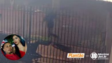 Fotos de Câmera registra suspeito de atirar na barriga de mulher grávida e matar ela e o marido em Sarandi