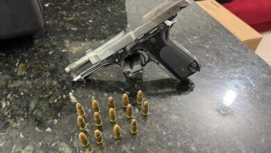 Fotos de Dupla é presa com pistola 9mm após perseguição na PR-317