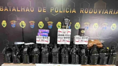Fotos de Emagrecedores e azeites são apreendidos na PR-317 em Maringá