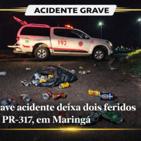 Fotos de Grave acidente deixa dois feridos na PR-317, em Maringá