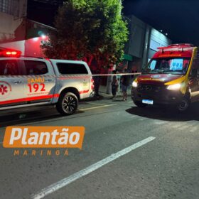 Fotos de Homem é baleado após ameaçar agentes da GCM com facão em Maringá