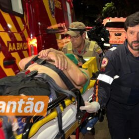 Fotos de Homem é baleado após ameaçar agentes da GCM com facão em Maringá