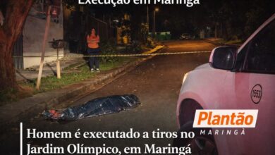 Fotos de Homem é executado a tiros no Jardim Olímpico, em Maringá