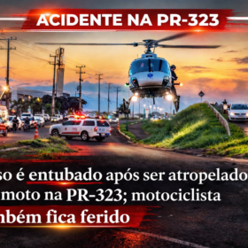 Idoso é intubado após ser atropelado por moto na PR-323; motociclista também fica ferido Foto 4 Fotos de Idoso é intubado após ser atropelado por moto na PR-323; motociclista também fica ferido
