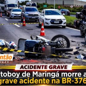 Fotos de “Deus é tudo pra mim”: motoboy de Maringá morre horas após mensagem nas redes sociais