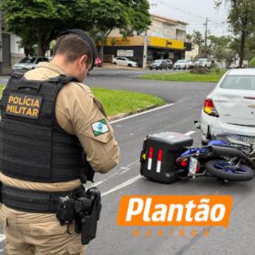 Motociclista sofre trauma no tórax após batida violenta na traseira de veículo em Maringá Foto 4 Fotos de Motociclista sofre trauma no tórax após batida violenta na traseira de veículo em Maringá