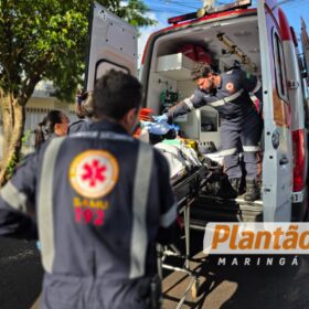 Ciclista fica gravemente ferida após colidir contra carro no Conjunto Batel, em Maringá Foto 8 Fotos de Ciclista fica gravemente ferida após colidir contra carro no Conjunto Batel, em Maringá