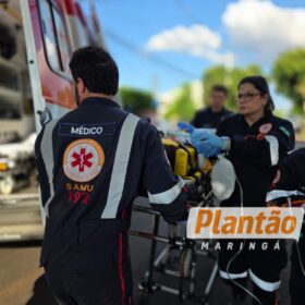 Ciclista fica gravemente ferida após colidir contra carro no Conjunto Batel, em Maringá Foto 9 Fotos de Ciclista fica gravemente ferida após colidir contra carro no Conjunto Batel, em Maringá