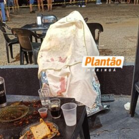 Filho de pastora é executado pelas costas na frente da família e criança; corpo foi encaminhado ao IML de Maringá Foto 1 Fotos de Filho de pastora é executado pelas costas na frente da família e criança; corpo foi encaminhado ao IML de Maringá
