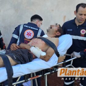 Homem de 34 anos é esfaqueado durante briga em terreno baldio em Maringá Foto 1 Fotos de Homem de 34 anos é esfaqueado durante briga em terreno baldio em Maringá