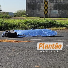 Motociclista morre após bater na traseira de carreta na BR-376 entre Mandaguaçu e Maringá Foto 4 Fotos de Motociclista morre após bater na traseira de carreta na BR-376 entre Mandaguaçu e Maringá