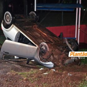 Pai morre e filho fica ferido após carro capotar ao atropelar capivara em Maringá Foto 12 Fotos de Pai morre e filho fica ferido após carro capotar ao atropelar capivara em Maringá