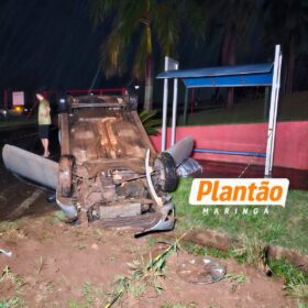 Pai morre e filho fica ferido após carro capotar ao atropelar capivara em Maringá Foto 14 Fotos de Pai morre e filho fica ferido após carro capotar ao atropelar capivara em Maringá