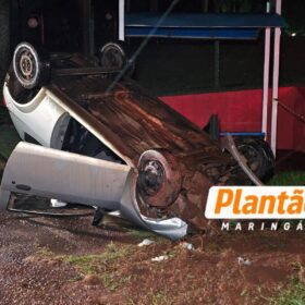 Pai morre e filho fica ferido após carro capotar ao atropelar capivara em Maringá Foto 10 Fotos de Pai morre e filho fica ferido após carro capotar ao atropelar capivara em Maringá